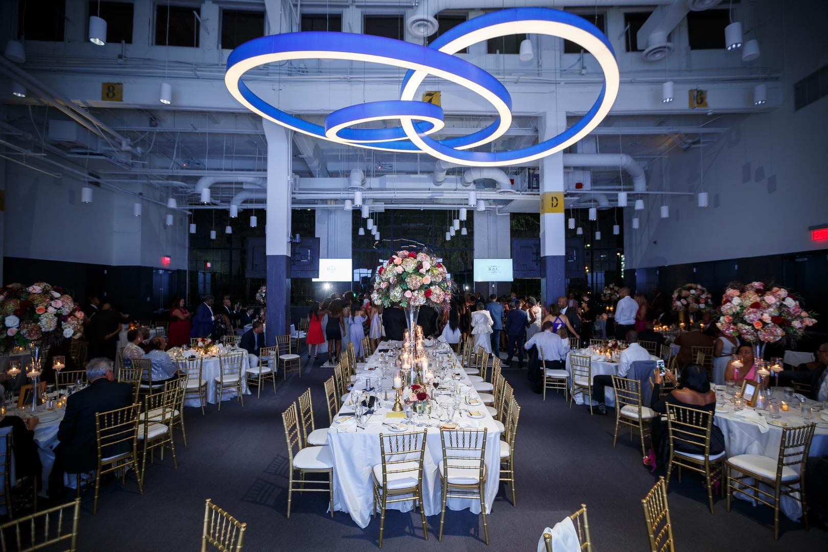 A seated banquet in Terminal at Atlanta HQ