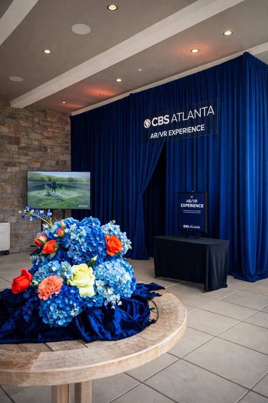 A CBS Atlanta activation at The Gathering Spot